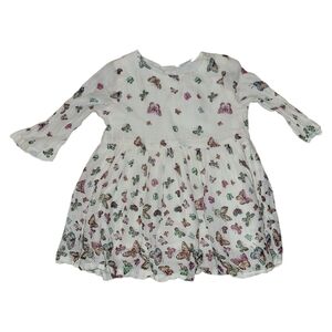 Old Navy Multicolor Butterfly Print Kids Dress